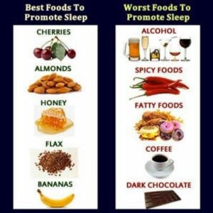 The best and worst foods to promote sleep