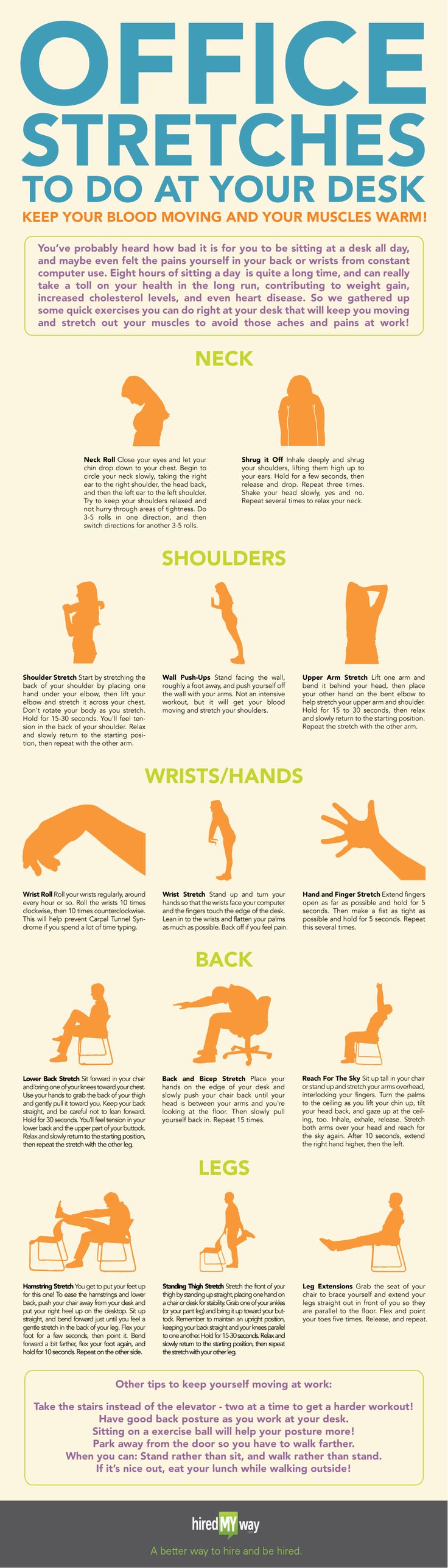 office stretches to do at desk