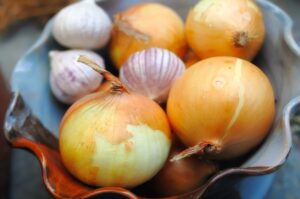 Sulfur onions garlic