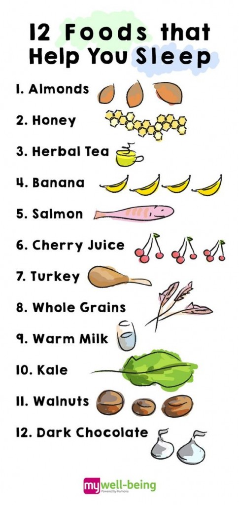 12 foods that help sleep
