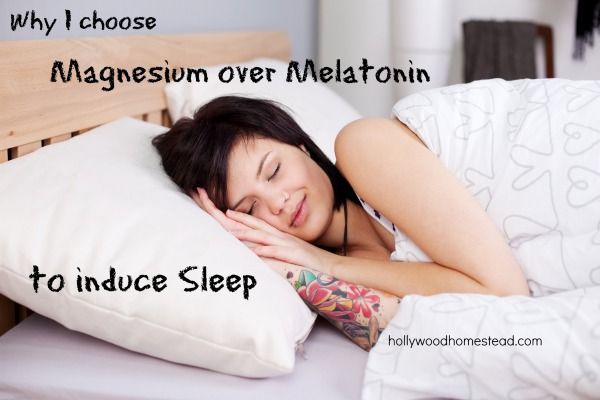 magnesium and melatonin as a natural sleep aid